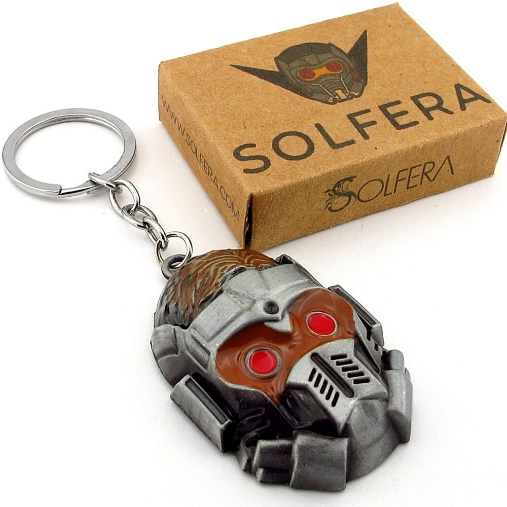 Star-Lord Maskesi Galaksinin Koruıyucusu Çizgiroman Metal Anahtarlık KC363