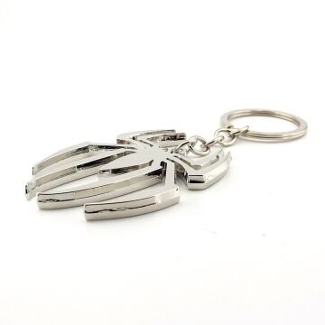 Örümcek Spiderman Çizgiroman Gümüş Renk Metal Anahtarlık KC394