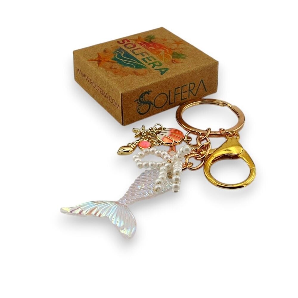 Denizkızı Kuyruk Okyanus Deniz Plaj Charm Çanta Süsü Anahtarlık KY007