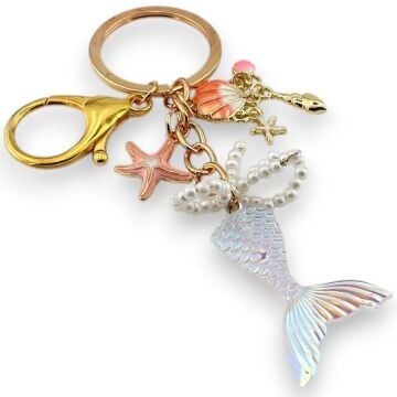 Denizkızı Kuyruk Okyanus Deniz Plaj Charm Çanta Süsü Anahtarlık KY007