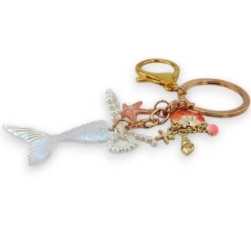 Denizkızı Kuyruk Okyanus Deniz Plaj Charm Çanta Süsü Anahtarlık KY007