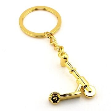 Sarı Renkli Elektrikli Scooter Şeklinde Metal Anahtarlık KC396