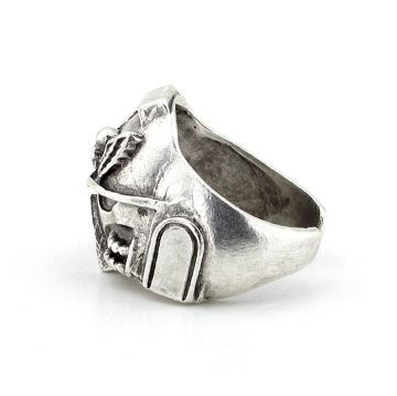 Pençe Kurukafa Gotik Pirinç Ayarlanabilir Erkek Yüzük RG026