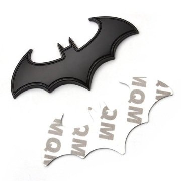 BATMAN DARK KNIGHT SİYAH METAL OTOMOBİL STİCKERI 80mm CS040