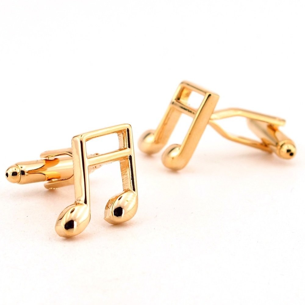 GOLD TONE NOTA MÜZİK MÜZİSYEN KOL DÜĞMESİ CX108