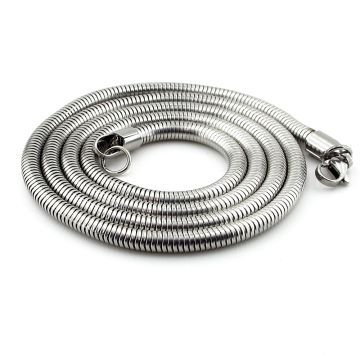 Paslanmaz Çelik 4.2mm Kalınlık 65 cm Uzunluk Zincir Kolye Q0737