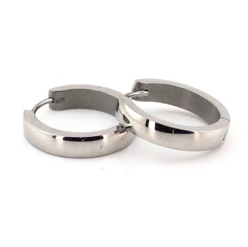 BÜYÜK BOY 20mm KALIN HALKA PASLANMAZ ÇELİK HALKA KÜPE E838