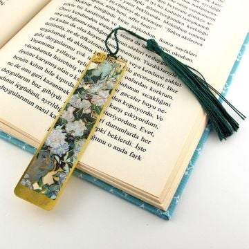 Vincent Van Gogh Kestane Dalları Çiçekler Tablo Metal Ayraç Kitap Ayracı AY030