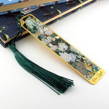 Vincent Van Gogh Kestane Dalları Çiçekler Tablo Metal Ayraç Kitap Ayracı AY030