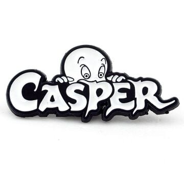 Casper Sevimli Hayalet Metal Yaka Çanta Süsü Rozet Pin RX008