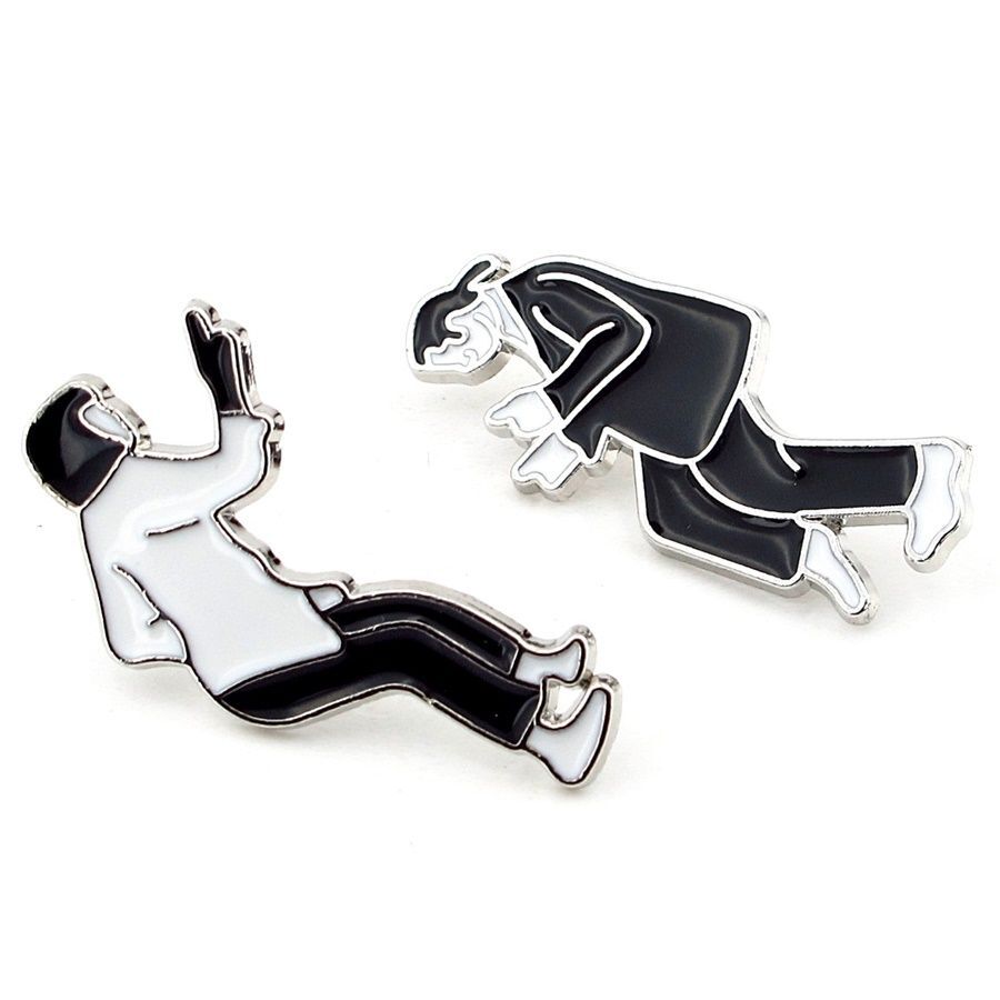 Pulp Fiction Ucuz Roman Travolta Thurman Dans Metal Pin Rozet RX014