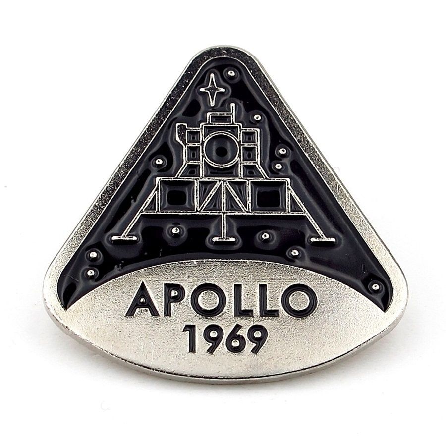 Apollo Ay Modülü 1969 Aya İniş Metal Yaka Çanta İğnesi Rozet RX016