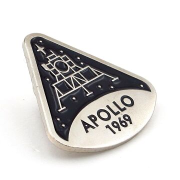 Apollo Ay Modülü 1969 Aya İniş Metal Yaka Çanta İğnesi Rozet RX016