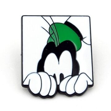 Goofy Gufi Çizgi Film Utangaç Bakış Çanta İğnesi Metal Rozet RX024