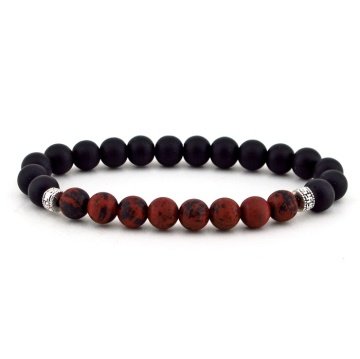 MAT ONİKS MAT JASPER DOĞAL TAŞ BİLEKLİK B771