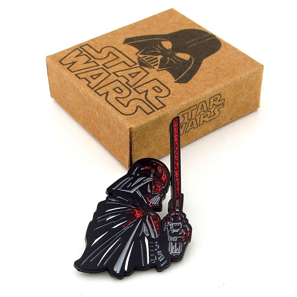 Darth Vader Anakin Skywalker Star Wars Yaka Çanta Süsü Metal Rozet RX039