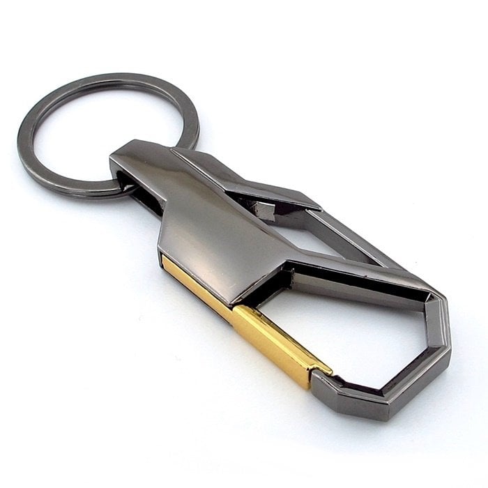 ANTRASİT METAL KANCA HOOK TASARIM METAL ANAHTARLIK KC947