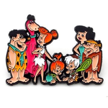 Çakmaktaşlar Flitstones Fred Wilma Barney Betty Yaka Çanta Süsü Metal Rozet RX043