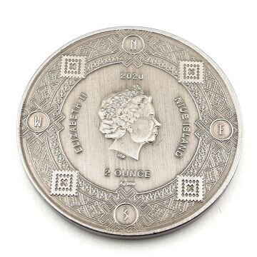 YGG Drasil Hayat Ağacı Ayın ve Güneşin Evreleri Coin Metal Hatıra Parası CP046