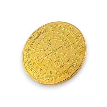 Viking İskandinav Nordik Semboller Mitolojik Şans Metal Hatıra Parası CP055