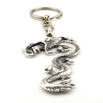 Ejderha Dragon Feng Shui Şans İhtişam Sembolü Metal Anahtarlık KC183