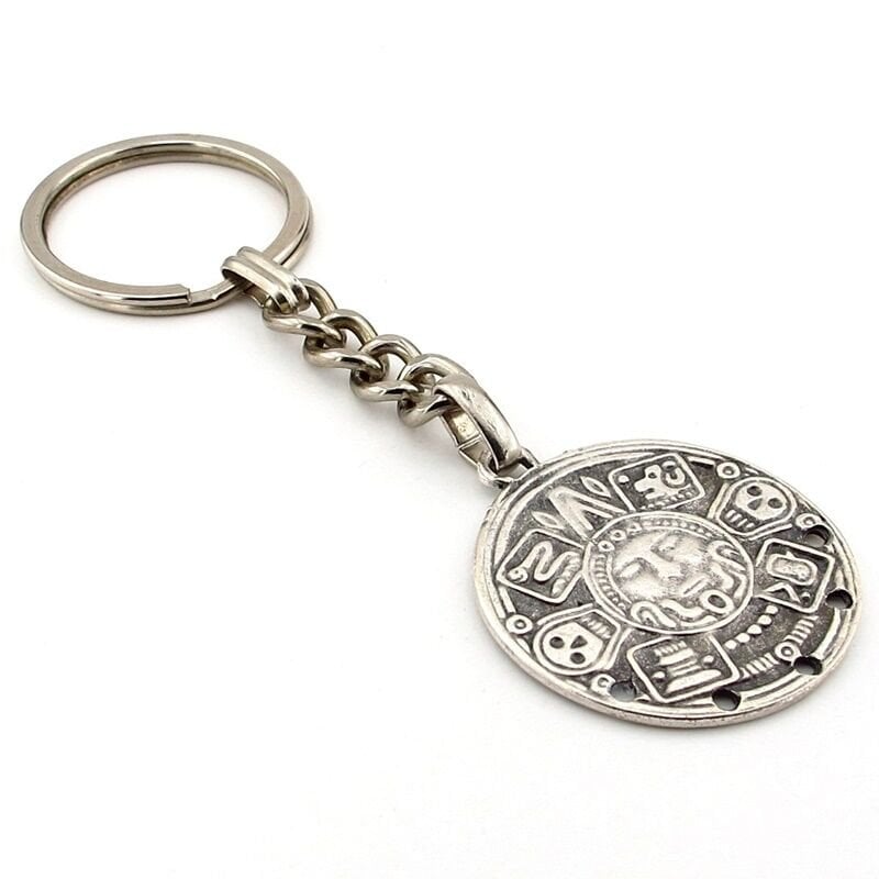 Aztek Güneşi Takvim Maya Güneş Taşı Metal Anahtarlık KC193