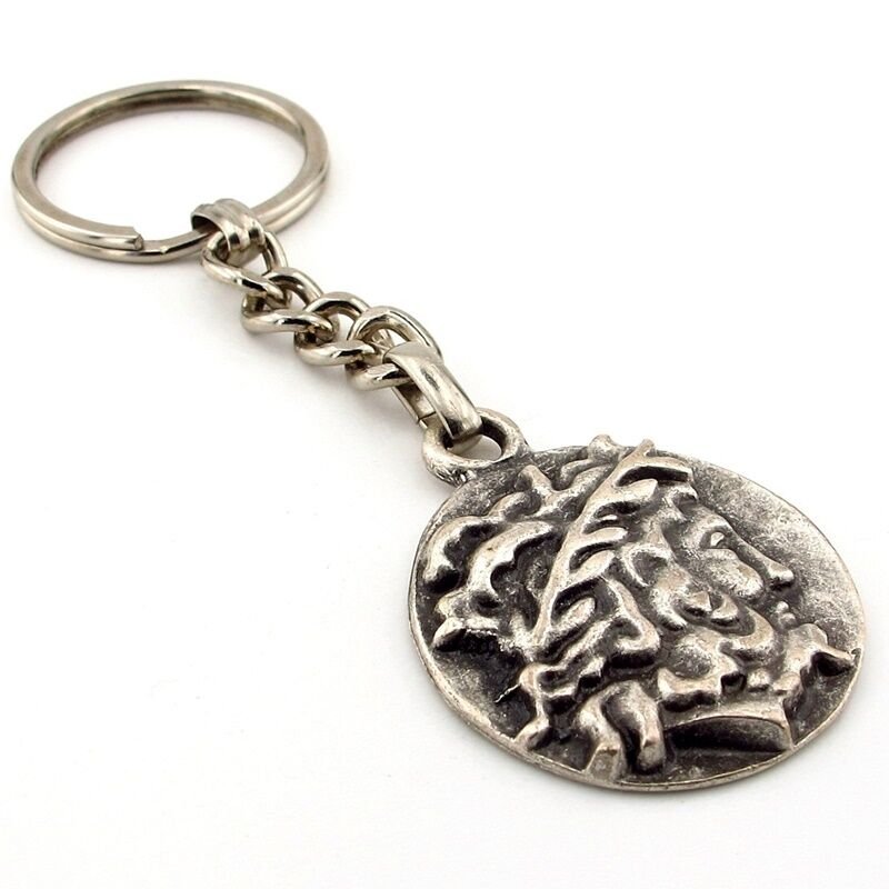 Roma İmparatorluğu İskenderiye Follis Sikke Şeklinde Metal Anahtarlık  KC197