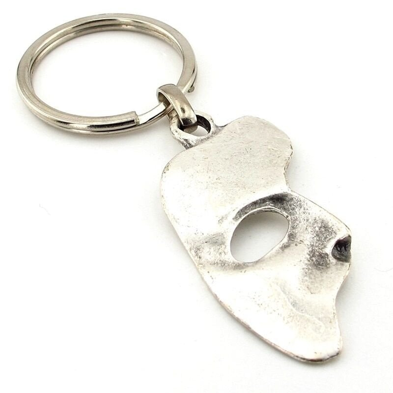 Persona Tiyatro Maske Yarım Surat Metal Anahtarlık KC206