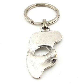 Persona Tiyatro Maske Yarım Surat Metal Anahtarlık KC206