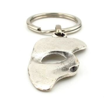 Persona Tiyatro Maske Yarım Surat Metal Anahtarlık KC206