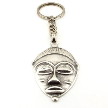 Afrika Kabile Tören Ayin Maskesi Metal Anahtarlık KC207