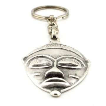 Afrika Kabile Tören Ayin Maskesi Metal Anahtarlık KC207
