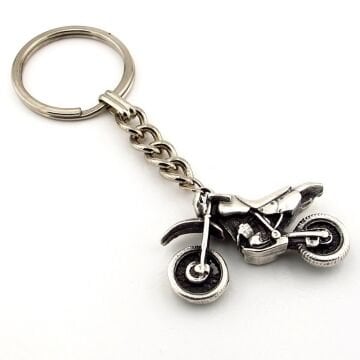 Motocross Yarış Motoru Motosiklet Off Road Metal Anahtarlık KC222