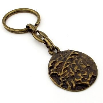 Roma İmparatorluğu İskenderiye Follis Sikke Bronz Metal Anahtarlık  KC250