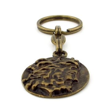 Roma İmparatorluğu İskenderiye Follis Sikke Bronz Metal Anahtarlık  KC250