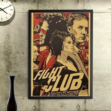 FİGHT CLUB DÖVÜŞ KULÜBÜ RETRO KRAFT POSTER AF012