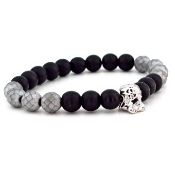 STAR WARS STORMTROOPERS HEMATİT ONİKS DOĞAL TAŞ BİLEKLİK J0058