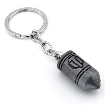 World of Tanks Tank Mermisi Logolu Metal Anahtarlık KC114