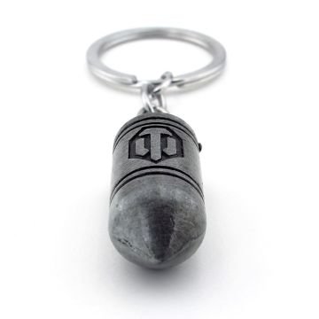 World of Tanks Tank Mermisi Logolu Metal Anahtarlık KC114