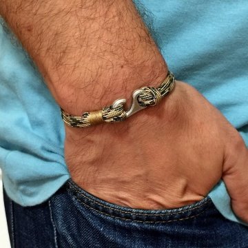 METAL KANCALI PARAŞÜT SPOR ERKEK BİLEKLİK BT146