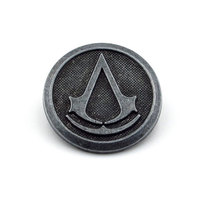 ASSASSiN'S CREED EZİO ANTRASİT ESKİTME METAL ROZET PİN RZ064