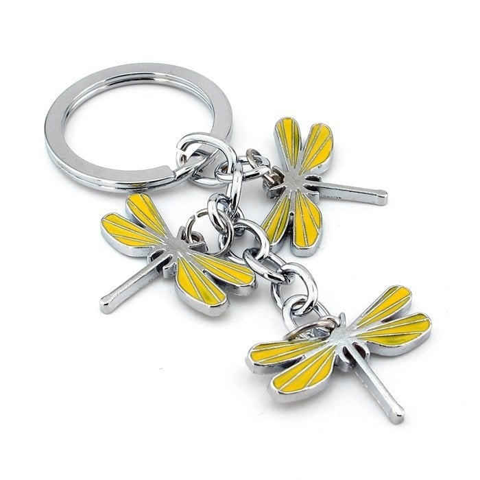 SARI KANATLAR YUSUFÇUK SALLANTILI METAL ANAHTARLIK KC886