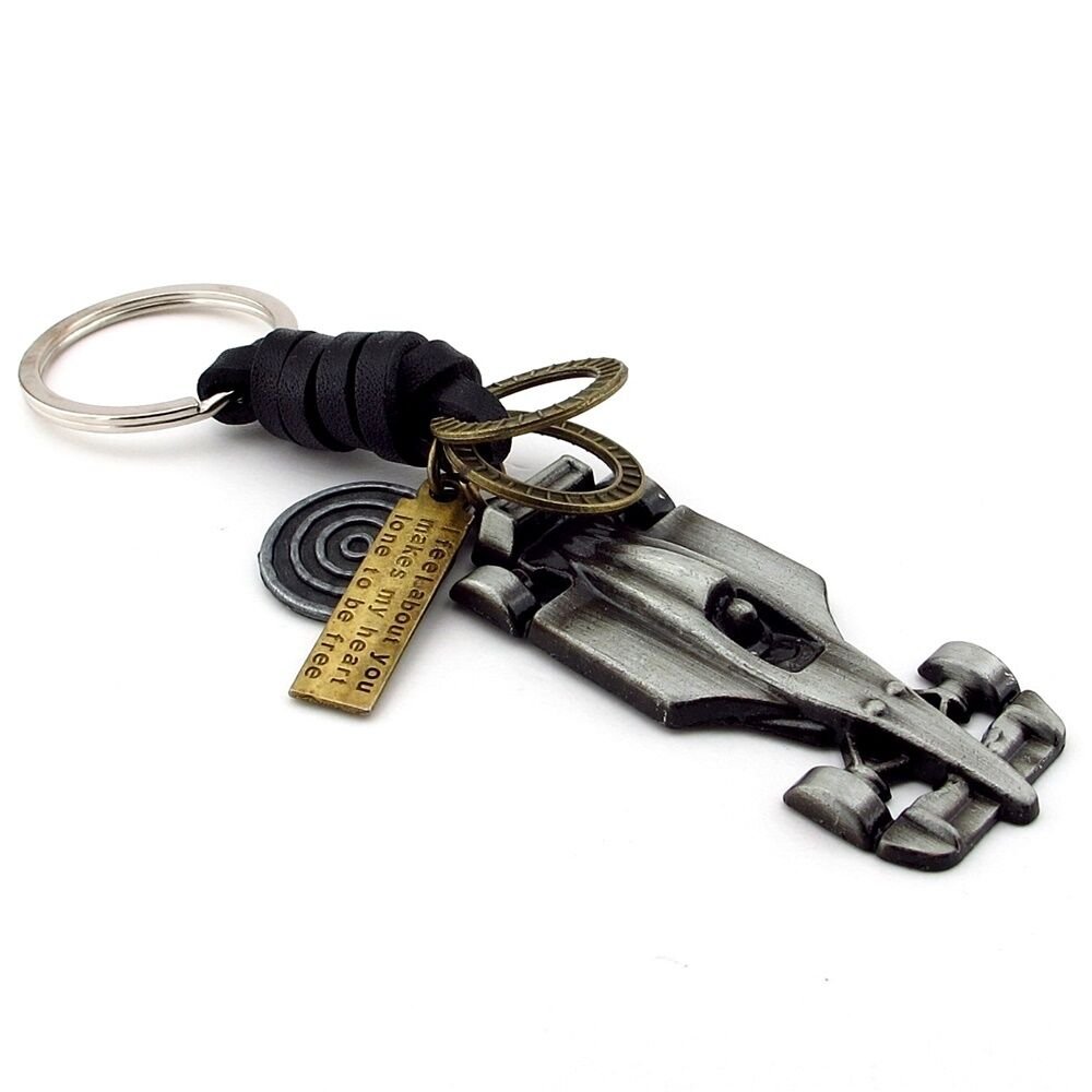 Formula 1 F1 Yarış Arabası Hız Tutkunu Deri Metal Anhatarlık KC341