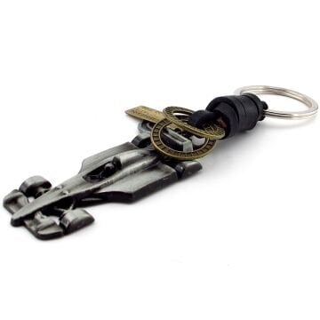 Formula 1 F1 Yarış Arabası Hız Tutkunu Deri Metal Anhatarlık KC341