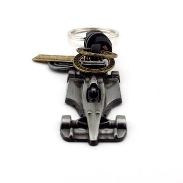 Formula 1 F1 Yarış Arabası Hız Tutkunu Deri Metal Anhatarlık KC341