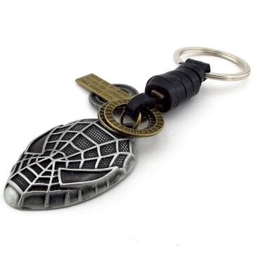 Örümcek Adam Spiderman Peter Parker Deri Metal Anhatarlık KC344