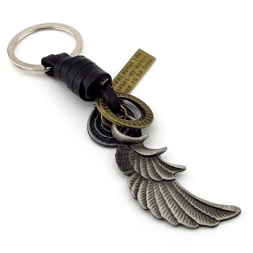 Melek Kanadı Angel Kanat Deri Metal Anhatarlık KC347