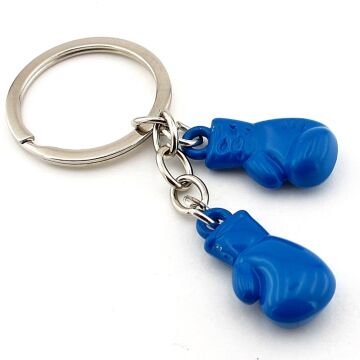 Boks Eldiveni Spor Kick Boks Mavi Renk Metal Anahtarlık KC357