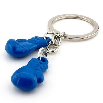 Boks Eldiveni Spor Kick Boks Mavi Renk Metal Anahtarlık KC357