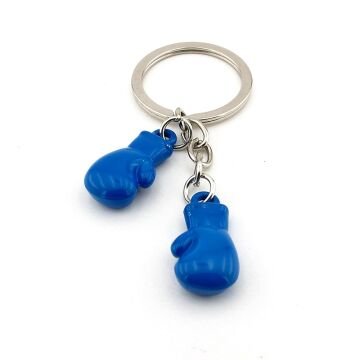 Boks Eldiveni Spor Kick Boks Mavi Renk Metal Anahtarlık KC357